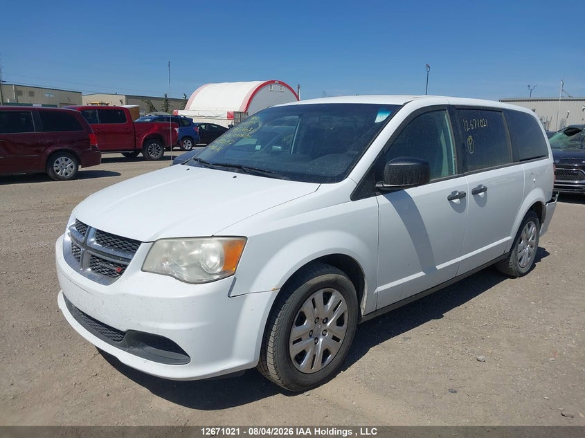 2018 Dodge Caravan, Удар сзади, IAAI, VIN 2C4RDGBG4JR182047 — фото 2