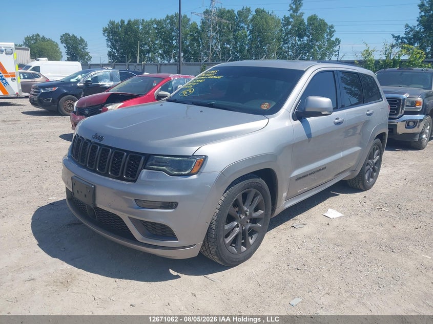 Vin: 1c4rjfcg4jc379990, lot: 3074189, jeep grand cherokee overland 20182