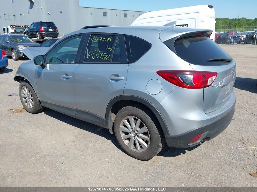Vin: jm3ke4cy0g0664576, lot: 3074201, mazda cx-5 touring 20163