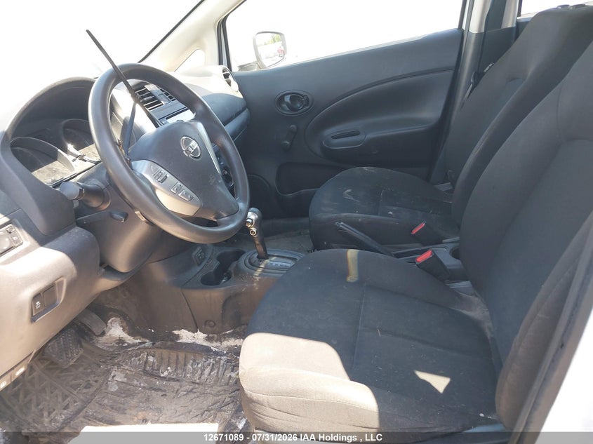 2019 NISSAN NOTE HATCHBACK 1.6L I-4 DOHC, VVT, 109HP