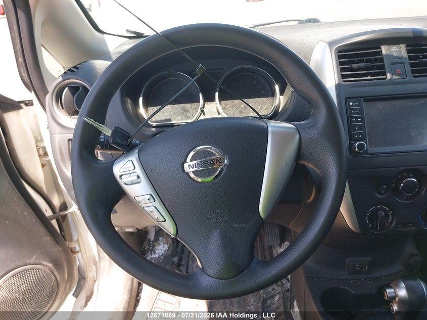 2019 NISSAN NOTE HATCHBACK 1.6L I-4 DOHC, VVT, 109HP