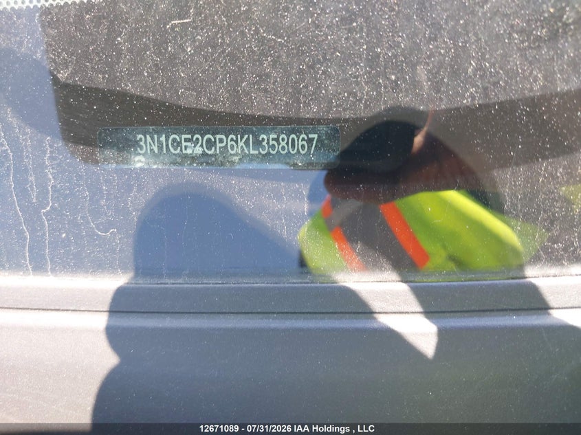 2019 NISSAN NOTE HATCHBACK 1.6L I-4 DOHC, VVT, 109HP