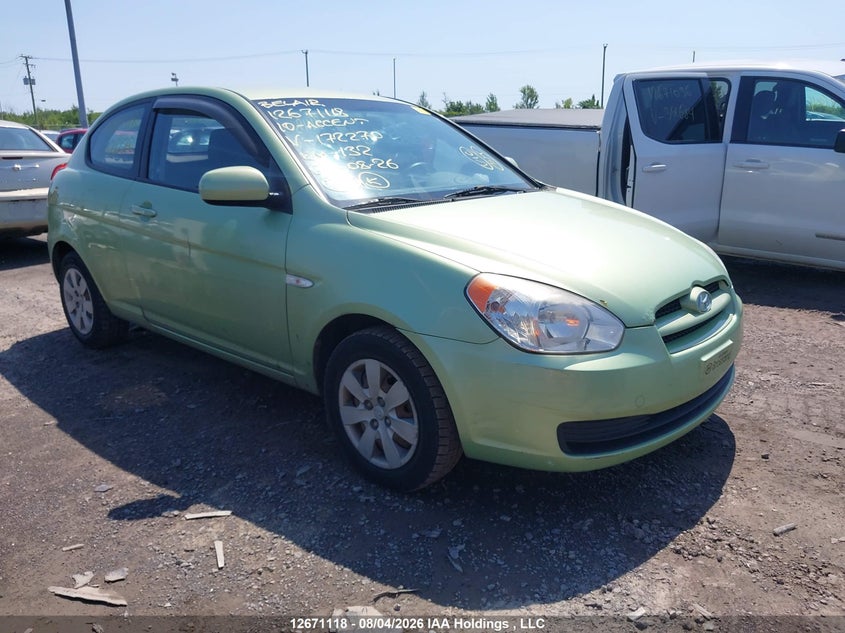 2010 Hyundai Accent, Левый бок, IAAI, VIN KMHCN3BC2AU172270