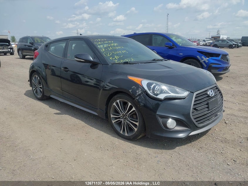 Vin: kmhtc6ae1hu304715, lot: 3074266, hyundai veloster turbo 2017 img_1