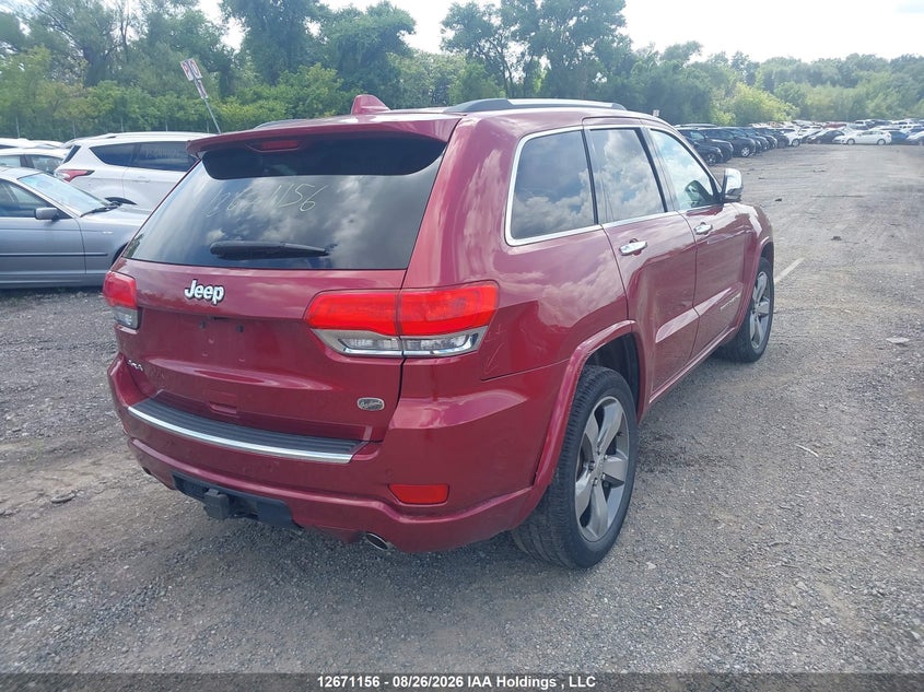 Vin: 1c4rjfcg5ec506512, lot: 3074286, jeep grand cherokee overland 20144