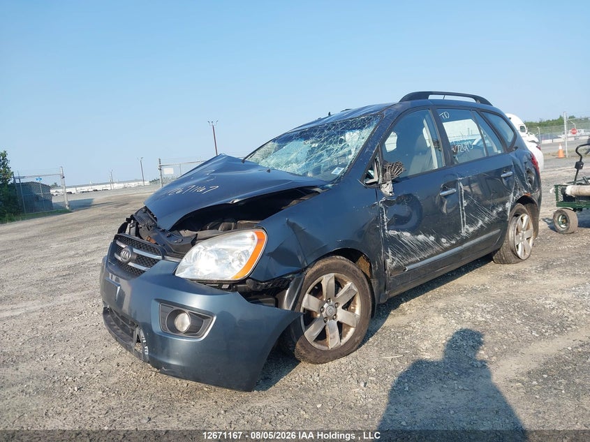 2009 Kia Rondo, Rollover, IAAI, VIN KNAFG528197262813 — photo 2