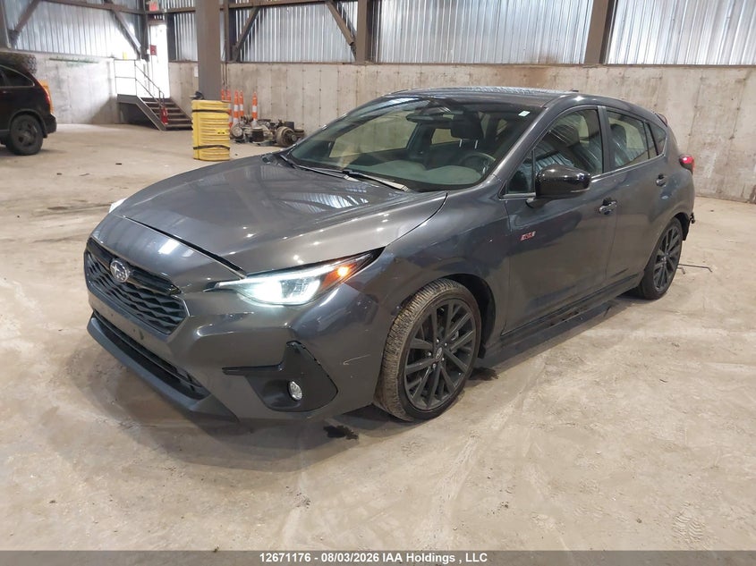 Vin: jf1guhjc0s8234109, lot: 3074307, subaru impreza rs 5-door 20252