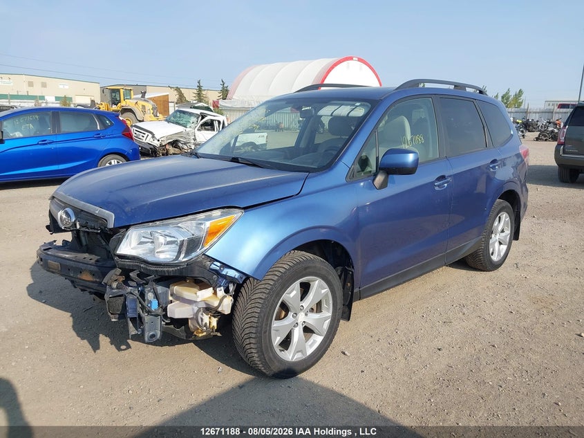 2016 Subaru Forester, Front, IAAI, VIN JF2SJCHC4GH419651 — photo 2