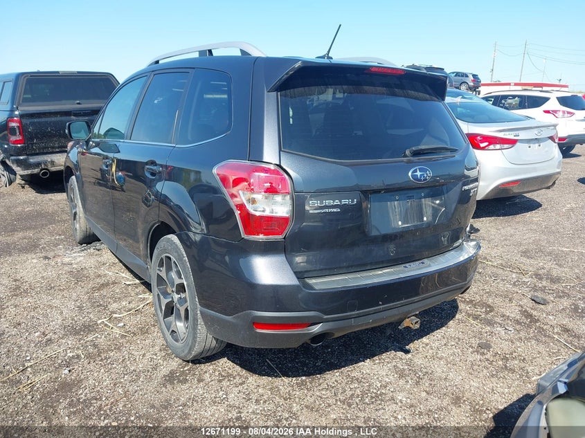 Vin: jf2sjhlc6eh501852, lot: 3074331, subaru forester 2.0xt touring 20143