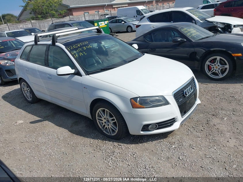 2011 Audi A3 Premium Plus, Rear, IAAI, VIN WAUMFCFM1BA023146