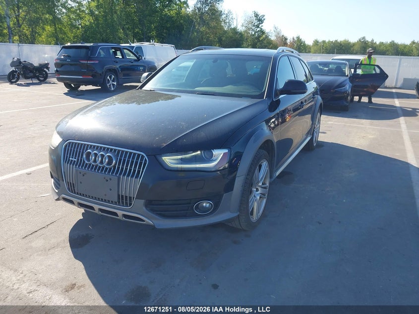 2015 Audi A4 allroad, Удар спереди, IAAI, VIN WA1UFCFL6FA066200 — фото 2