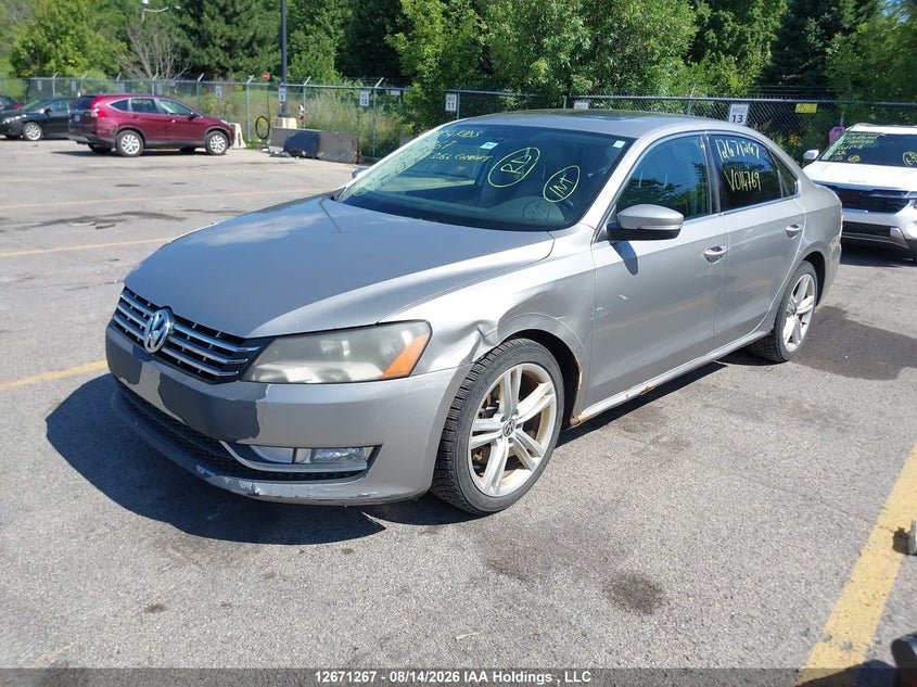 Vin: 1vwbm7a30dc014769, lot: 3074400, volkswagen passat 3.6l comfortline 20132