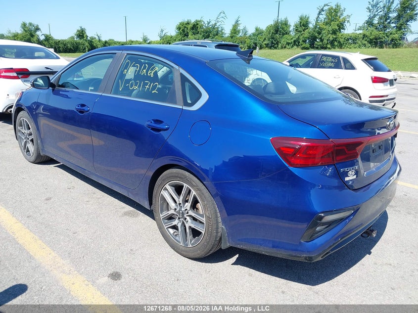 Vin: 3kpf54ad8ke021712, lot: 3074401, kia forte 20193