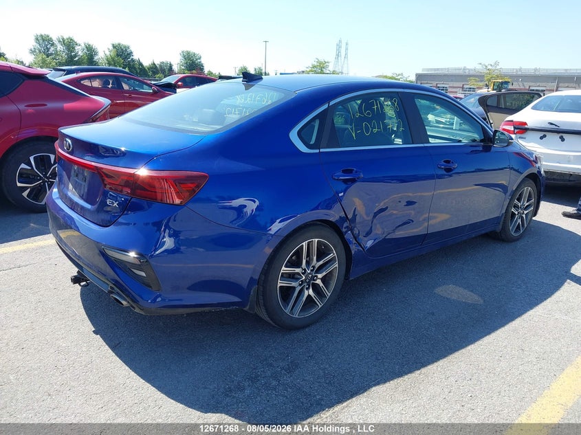 Vin: 3kpf54ad8ke021712, lot: 3074401, kia forte 20194