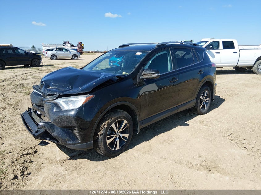 Vin: 2t3bfrev6jw856318, lot: 3074407, toyota rav4 le 20182