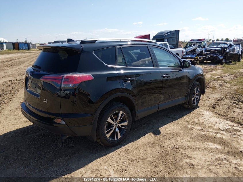 Vin: 2t3bfrev6jw856318, lot: 3074407, toyota rav4 le 20184