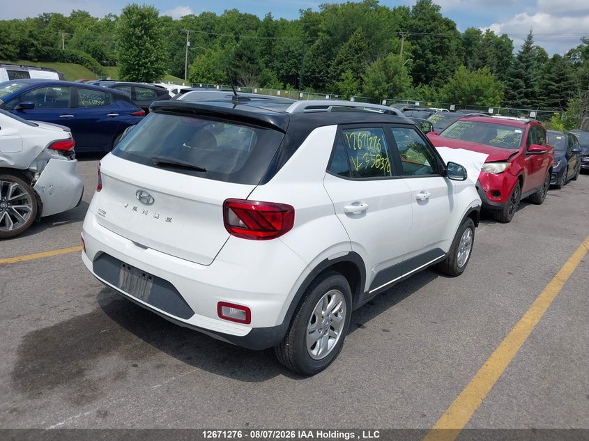 Vin: kmhrc8a35su358370, lot: 3074409, hyundai venue preferred w/two-tone 20254