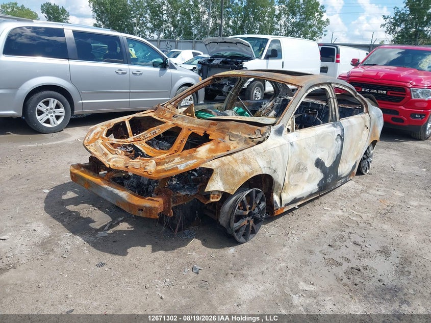 2016 Volkswagen Jetta, Повністю згоріле, IAAI, VIN 3VWD67AJ3GM283112 — фото 2