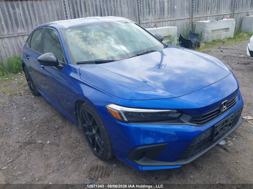 Vin: 2hgfe2f5xrh117217, lot: 3074477, honda civic sport 2024 img_1