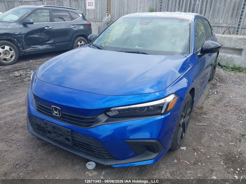 Vin: 2hgfe2f5xrh117217, lot: 3074477, honda civic sport 20242