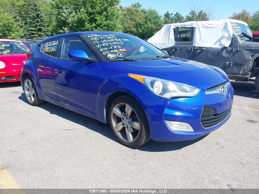 Vin: kmhtc6ad3fu223705, lot: 3074494, hyundai veloster se 2015 img_1