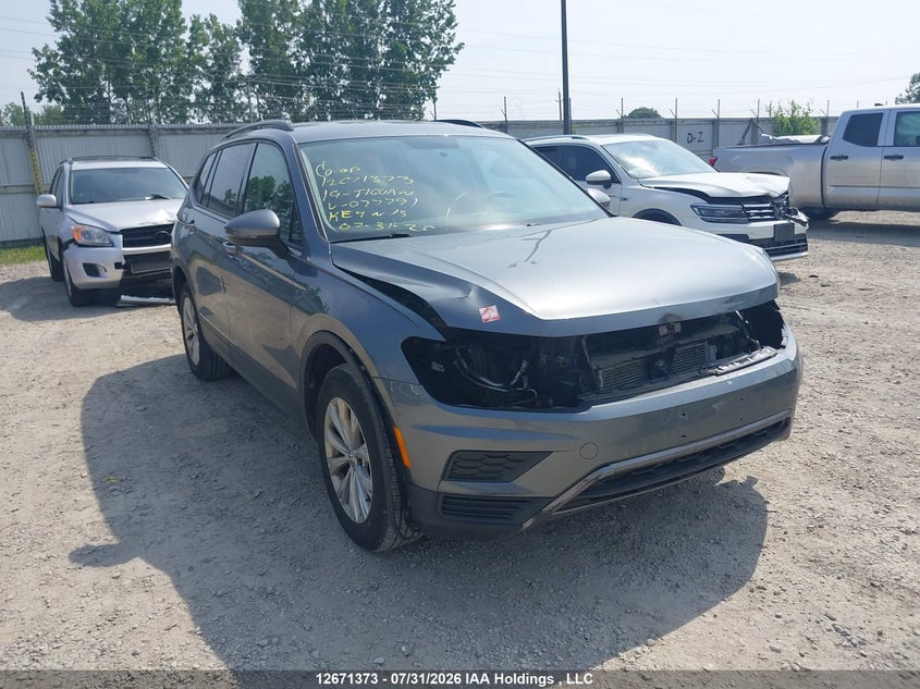 Vin: 3vv0b7ax0km077791, lot: 3074507, volkswagen tiguan trendline 2019 img_1