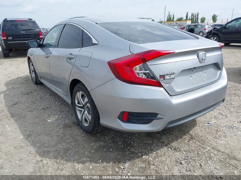 Vin: 2hgfc2f59hh006386, lot: 3074588, honda civic lx 20173