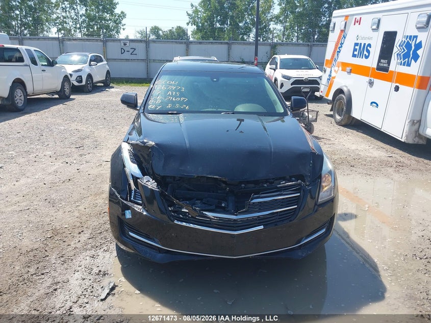 2017 CADILLAC ATS SEDAN 2.0L I-4 DI, DOHC, VVT, TURBO, 272HP