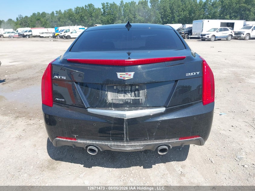2017 CADILLAC ATS SEDAN 2.0L I-4 DI, DOHC, VVT, TURBO, 272HP