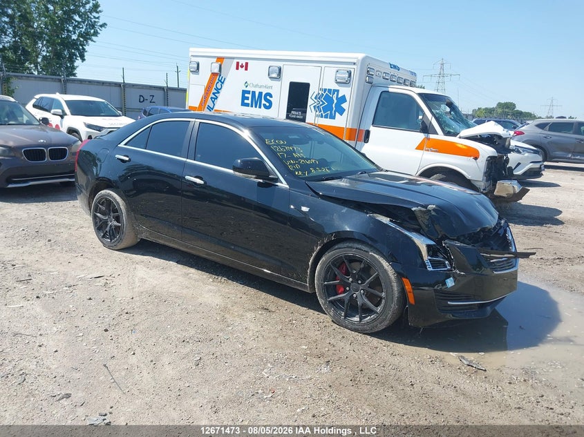 2017 Cadillac Ats Turbo Luxury, Удар спереди, IAAI, VIN 1G6AH5RX0H0216097