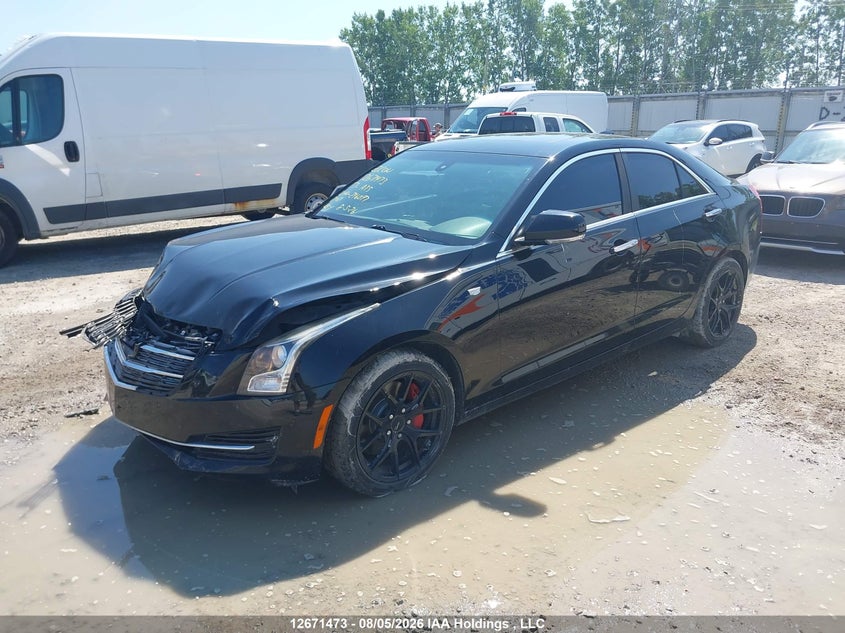 2017 CADILLAC ATS SEDAN 2.0L I-4 DI, DOHC, VVT, TURBO, 272HP