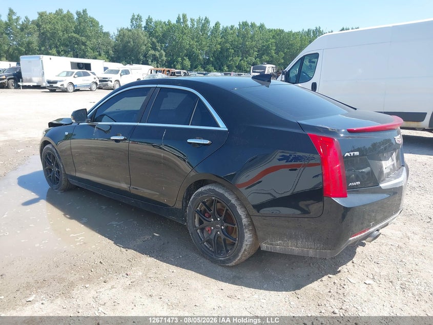 2017 CADILLAC ATS SEDAN 2.0L I-4 DI, DOHC, VVT, TURBO, 272HP