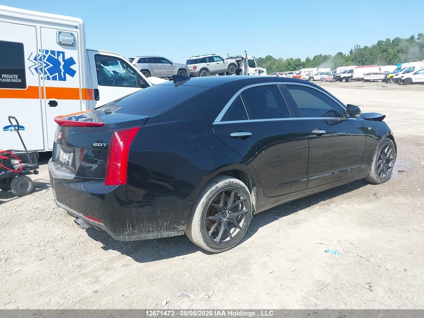 2017 CADILLAC ATS SEDAN 2.0L I-4 DI, DOHC, VVT, TURBO, 272HP