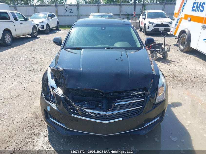 2017 CADILLAC ATS SEDAN 2.0L I-4 DI, DOHC, VVT, TURBO, 272HP