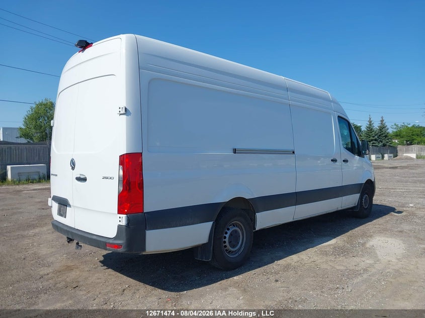 2025 MERCEDES-BENZ SPRINTER 2500 VAN 2.0L I-4 DI, DOHC, TURBO, 168HP