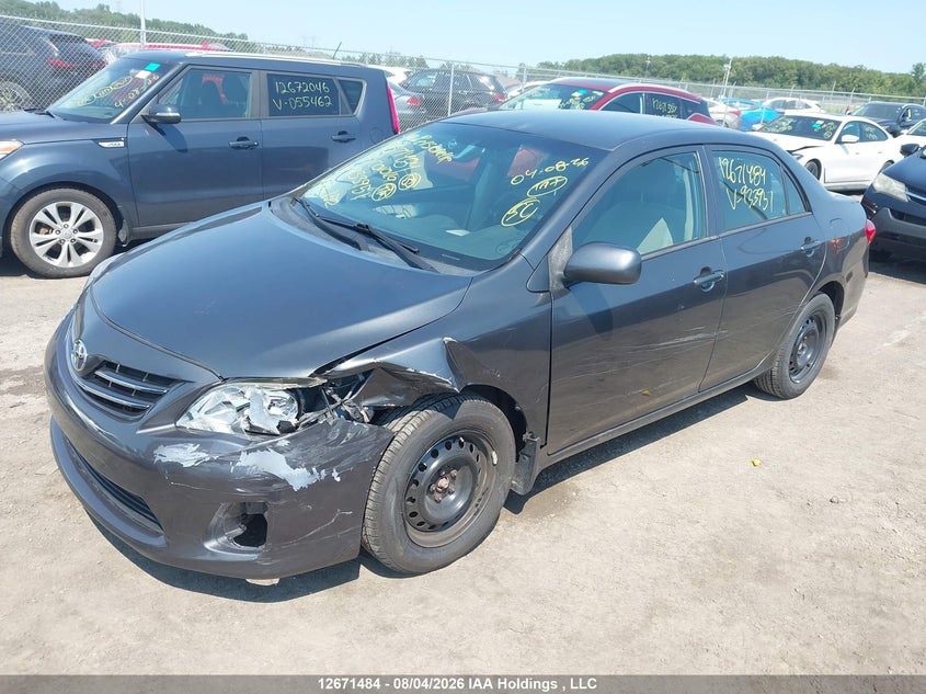 2013 Toyota Corolla, Удар спереди, IAAI, VIN 2T1BU4EE9DC933951 — фото 2