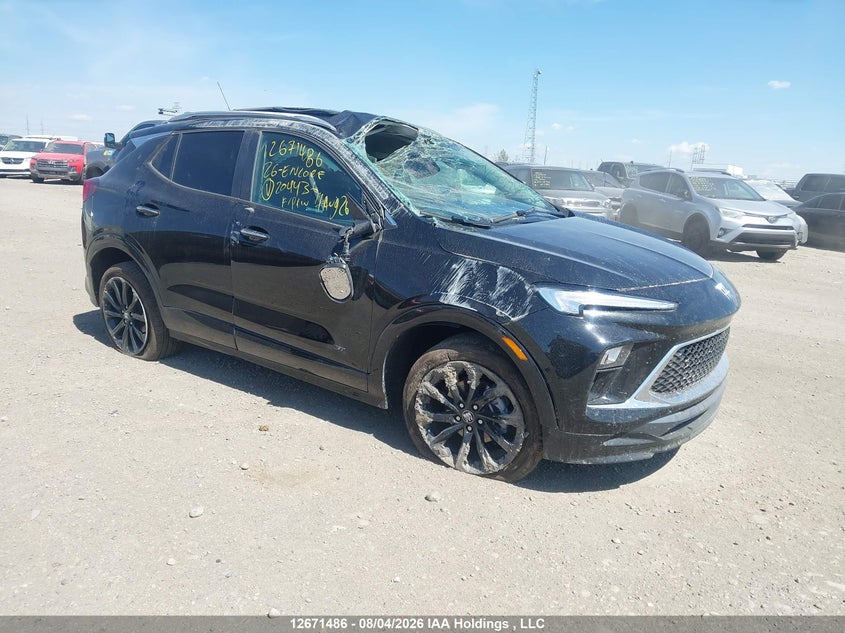 2026 Buick Encore Gx Sport Touring, Удар спереди, IAAI, VIN KL4AMESL3TB204436