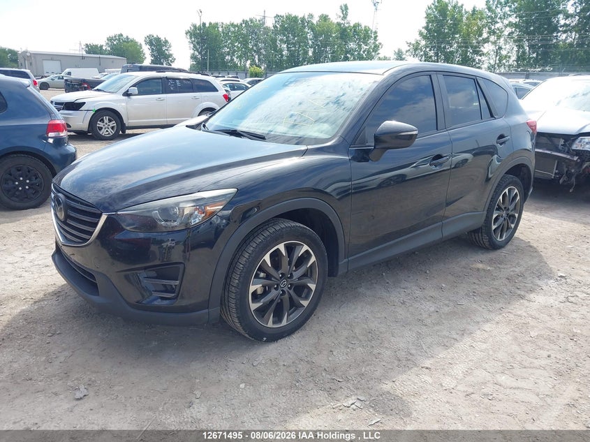 2016 Mazda CX-5, Правый бок, IAAI, VIN JM3KE4DY7G0730863 — фото 2