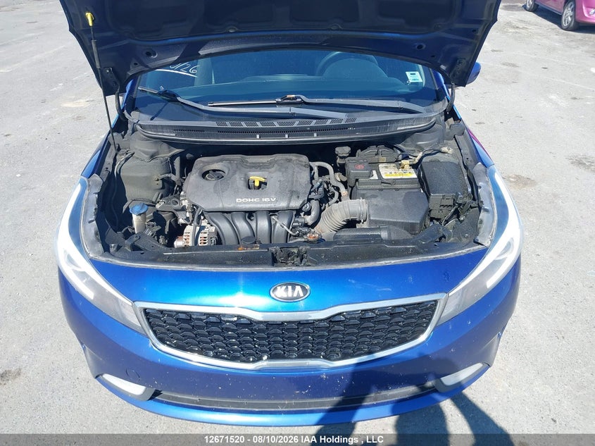 2018 KIA FORTE SEDAN 2.0L I-4 DOHC, VVT, 147HP