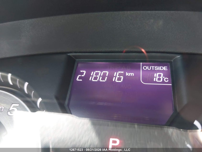 2012 HONDA ODYSSEY VAN 3.5L V6 FI SOHC 24V NF4