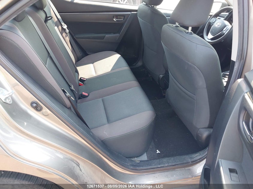 2017 TOYOTA COROLLA SEDAN 1.8L I-4 DOHC, VVT, 132HP