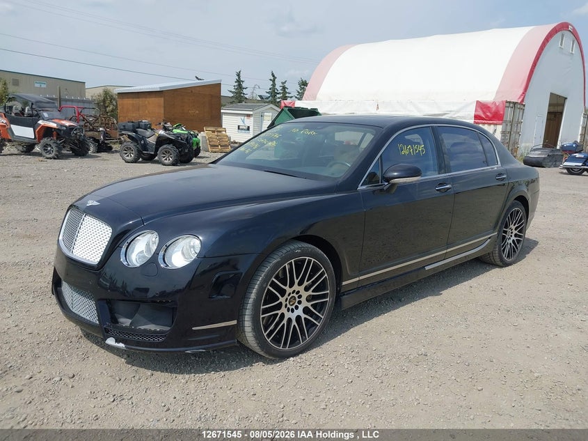 2009 Bentley Continental Flying Spur, Hail, IAAI, VIN SCBBP93W59C059696 — photo 2
