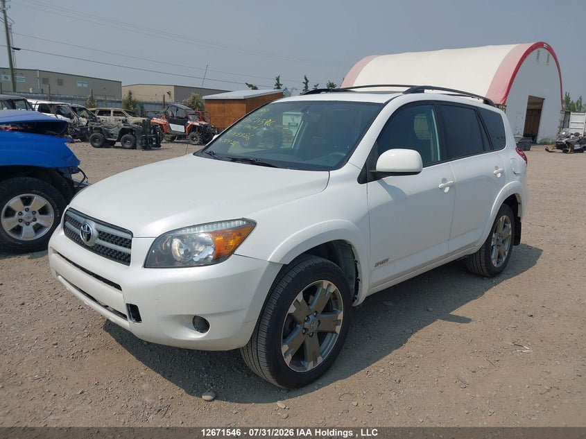 2008 Toyota RAV 4, Лівий зад, IAAI, VIN JTMBK32V686042226 — фото 2