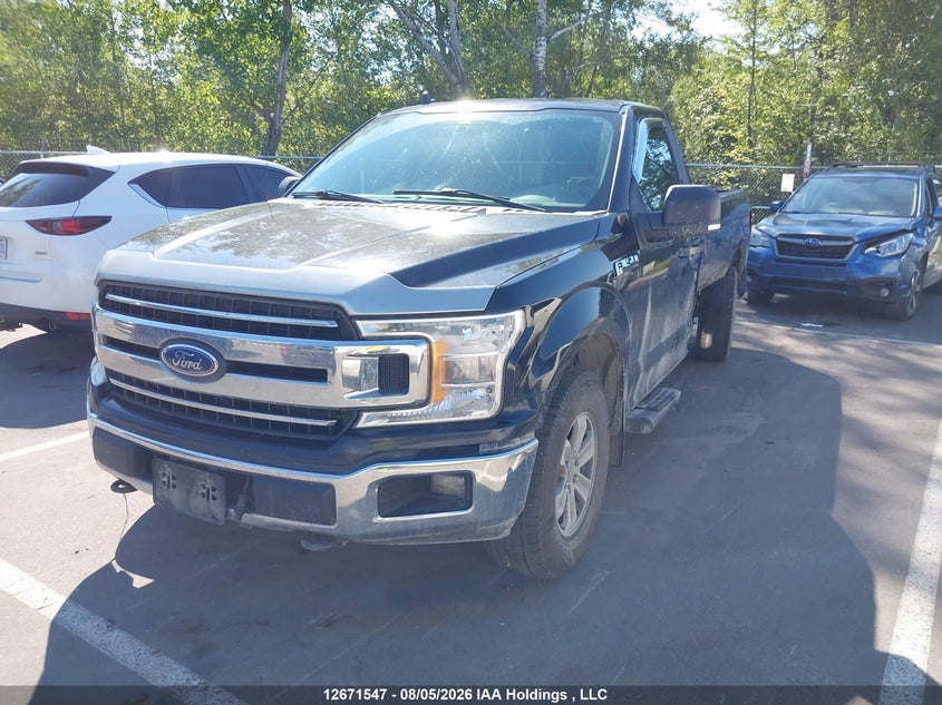 2019 Ford F-150, Left Side, IAAI, VIN 1FTMF1E58KKE26195 — photo 2