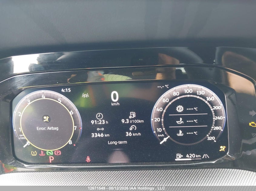 2026 VOLKSWAGEN GOLF HATCHBACK 2.0L I-4 DI, DOHC, VVT, TURBO, 328HP
