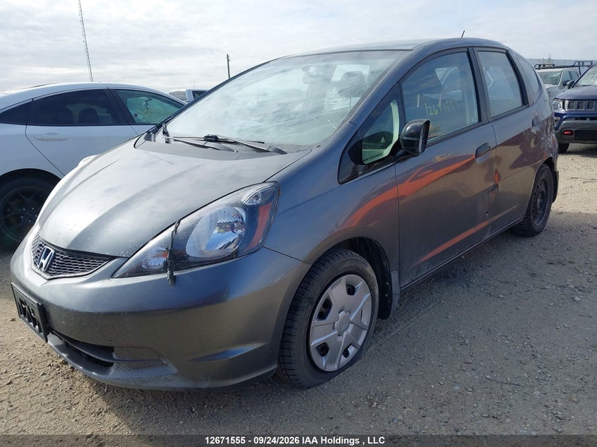 2014 Honda Fit Dx-A, Удар сзади, IAAI, VIN LUCGE8H39E3006524 — фото 2