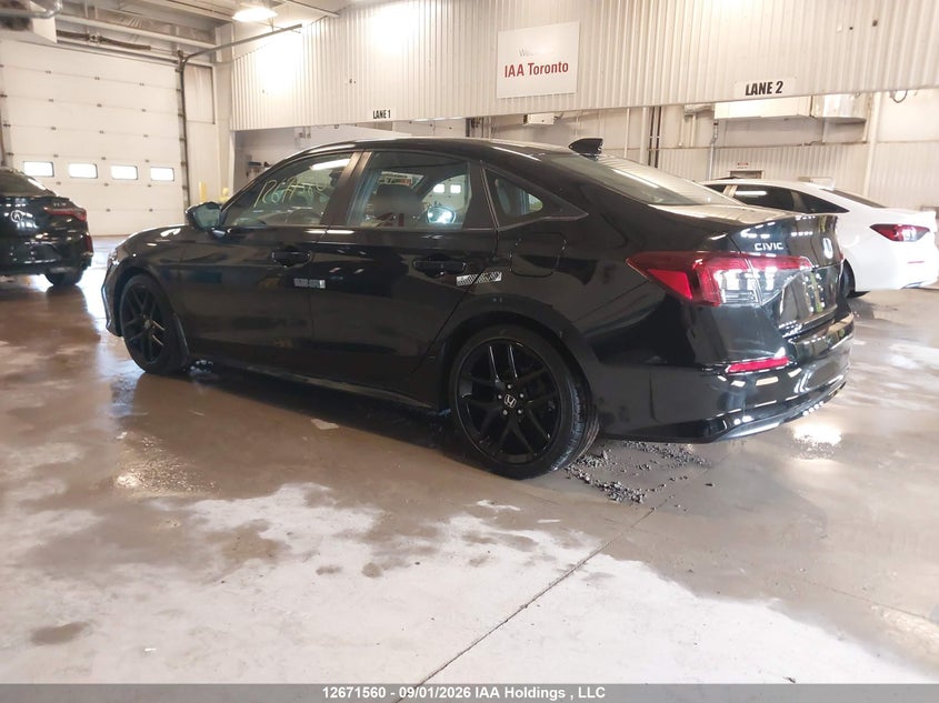 Vin: 2hgfe2f51sh104541, lot: 3074696, honda civic sport 20253