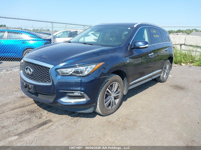 2019 Infiniti Qx60 Pure, Удар ззаду, IAAI, VIN 5N1DL0MM6KC564562 — фото 2