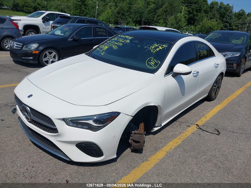 2025 Mercedes-Benz CLA-Class VIN W1K5J4HB9SN530480, IAAI stock 12671629 photo 2