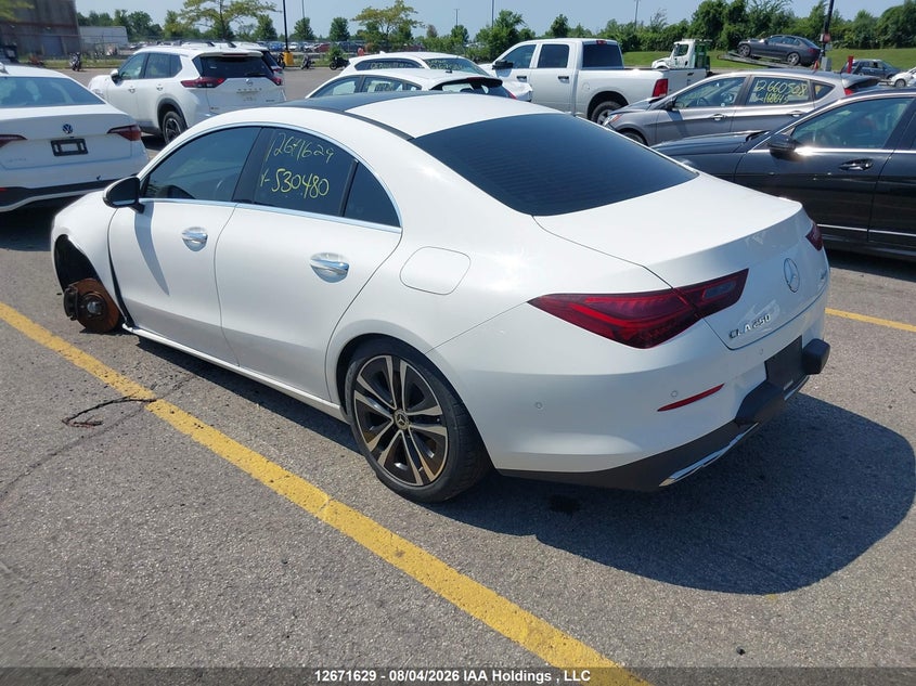 2025 Mercedes-Benz CLA-Class VIN W1K5J4HB9SN530480, IAAI stock 12671629 photo 3